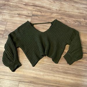 Cropped sweater